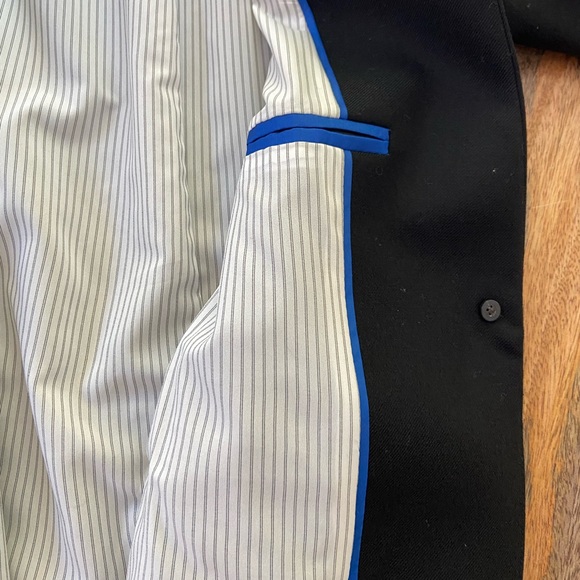 J Crew Regent Blazer in Wool Flannel Black - Size 4 - Picture 7 of 9